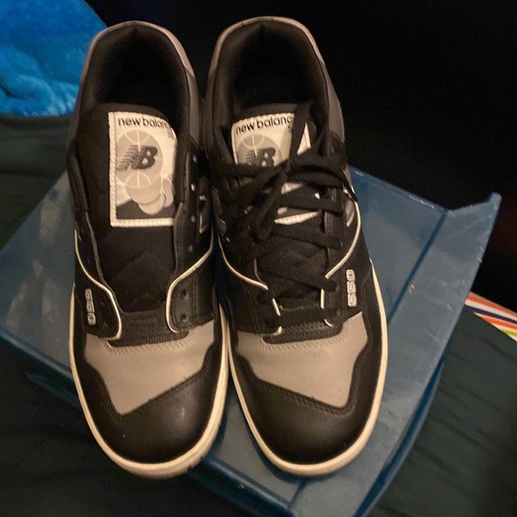 New Balance 550 | Black, grey, and white | size 11.5 - Picture 2 of 5